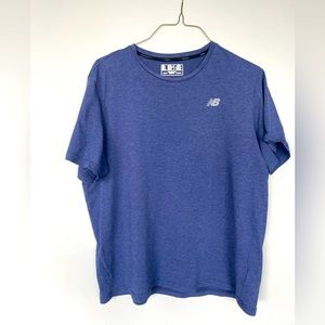New Balance Mens XL purple dri-fit running shirt